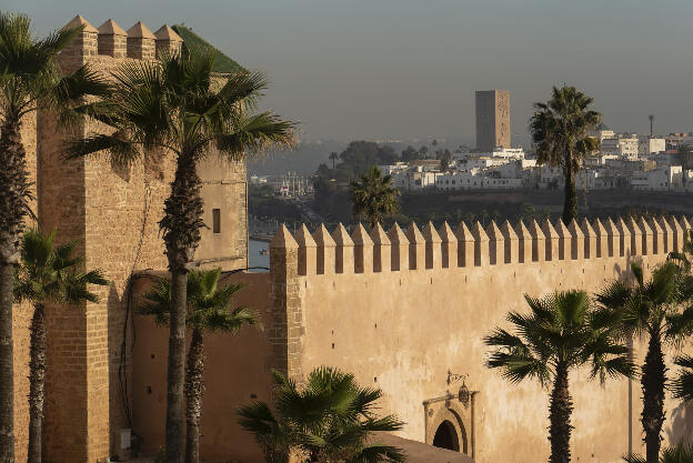 Rabat: Wall of kasbah (old fortress)