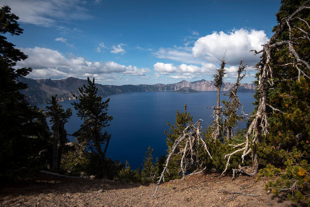 Crater Lake view from east rim
