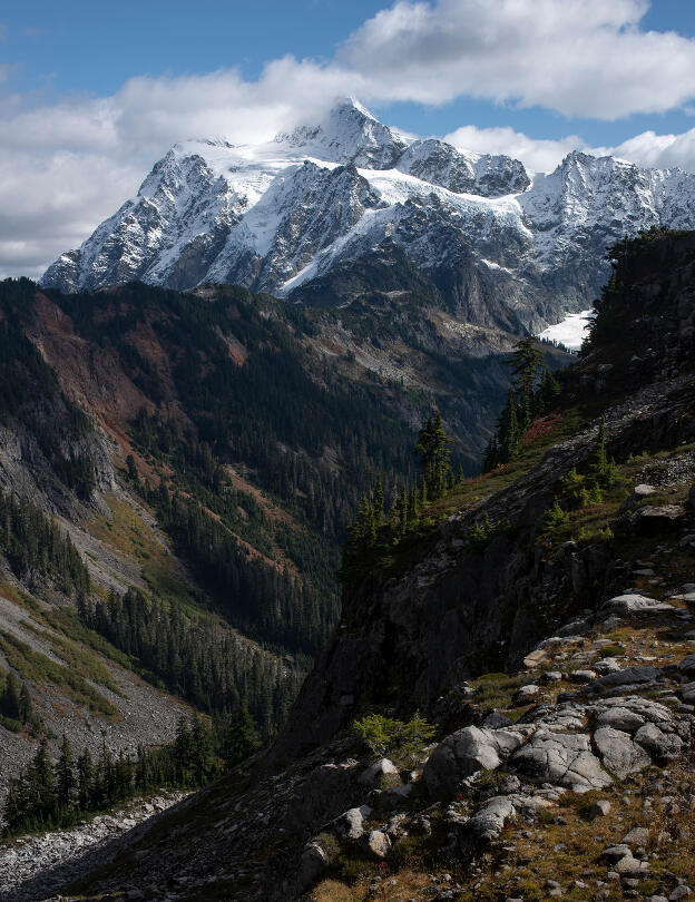 North Cascades: View from Artist's Ridge Trail to Mount Shuksan
