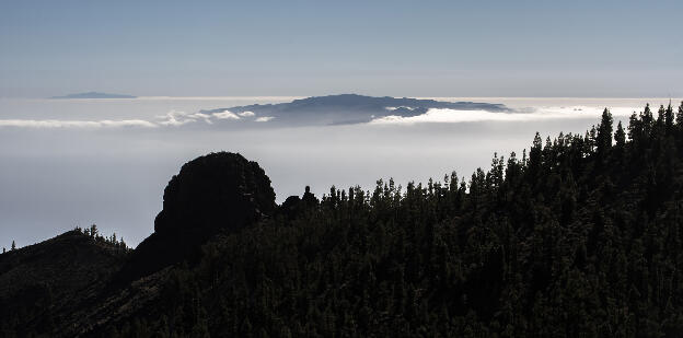 View from Tenerife towards La Gomera and El Hierro