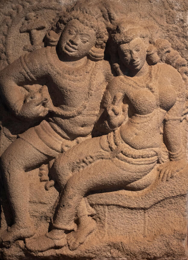 He left royal status to be with her: Isurumuni Royal Temple, Anuradhapura, Sri Lanka