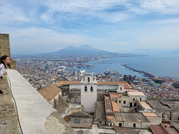 Castel Sant’Elmo: View over Napoli