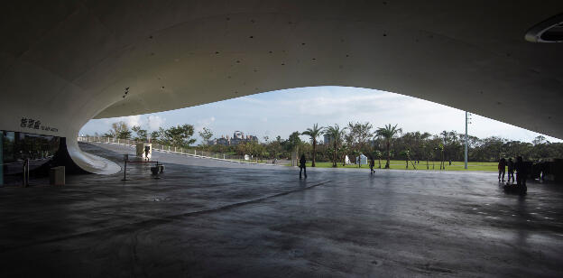 Kaohsiung, Taiwan: Weiwuying, National Center for Art and Culture with Opera stage, theater stage, and concert hall in one large building