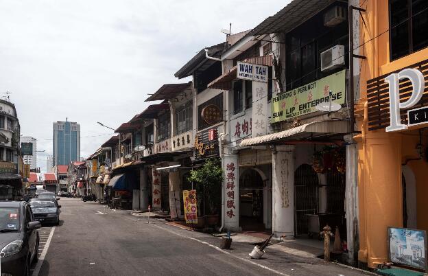 Penang downtown street