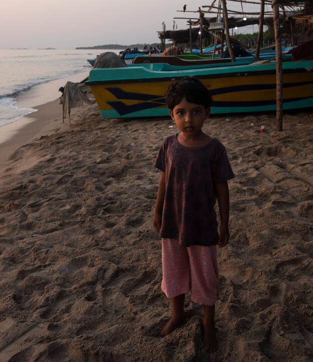 Kumpurupiddi Beach, Sri Lanka: A fisherman's daughter