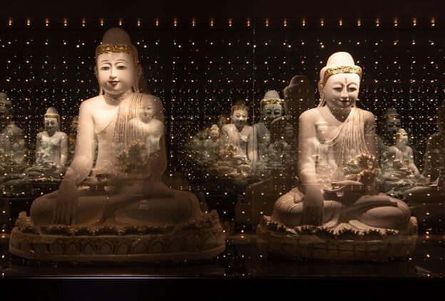 Statues at Fo Guang Shan temple, Taiwan