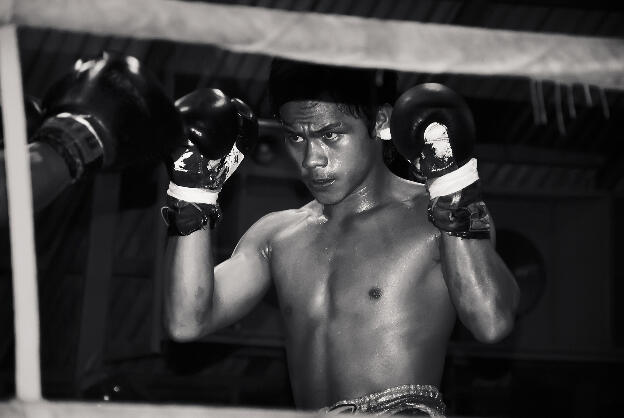 Saturday night Thai boxing
