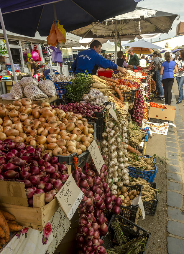 Market in Sibiu