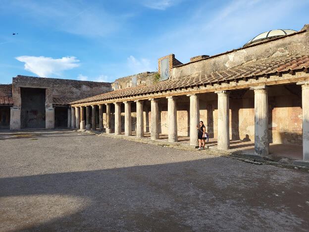 Yard in Pompei