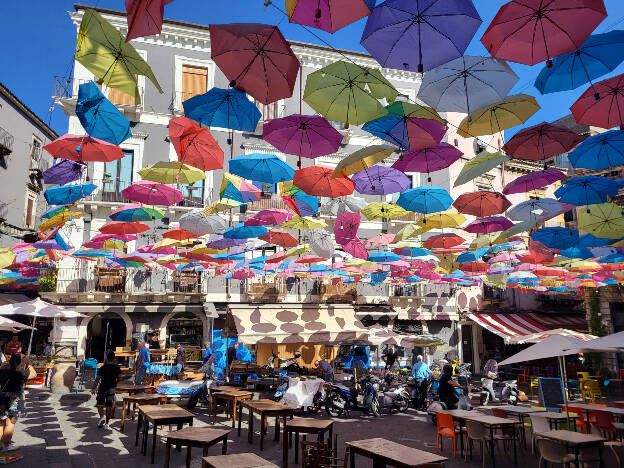 Piazza Santa Maria dell'Indirizzo (also  Piazza umbrella), Catania