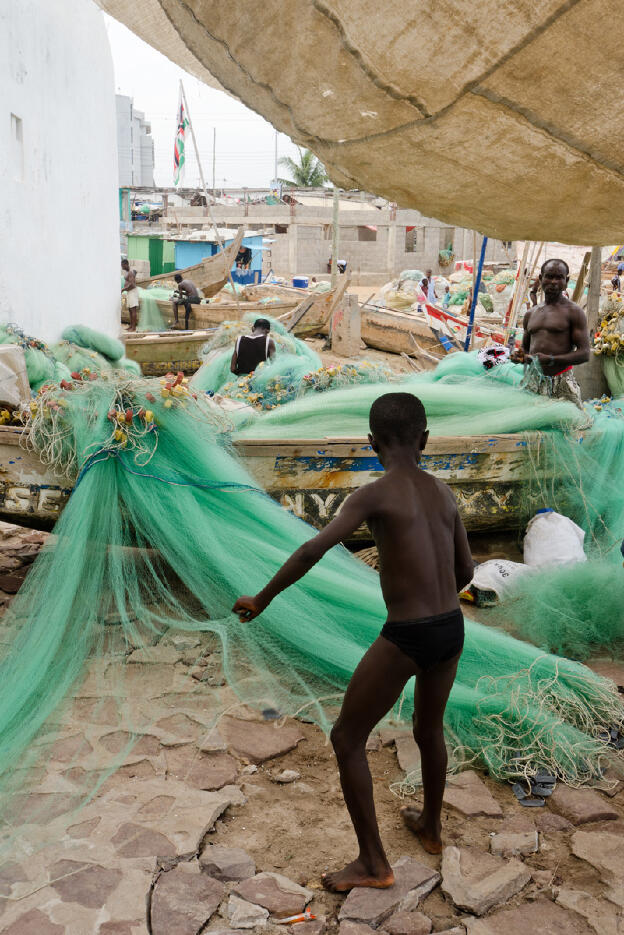 Fishermen in Elmina