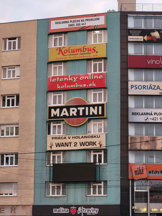 Bratislava advertising
