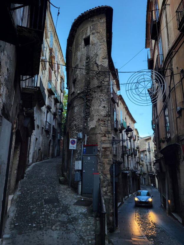 Streets of the old town of Cosenza