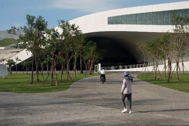 Kaohsiung, Taiwan: Weiwuying, National Center for Art and Culture with Opera stage, theater stage, and concert hall in one large building