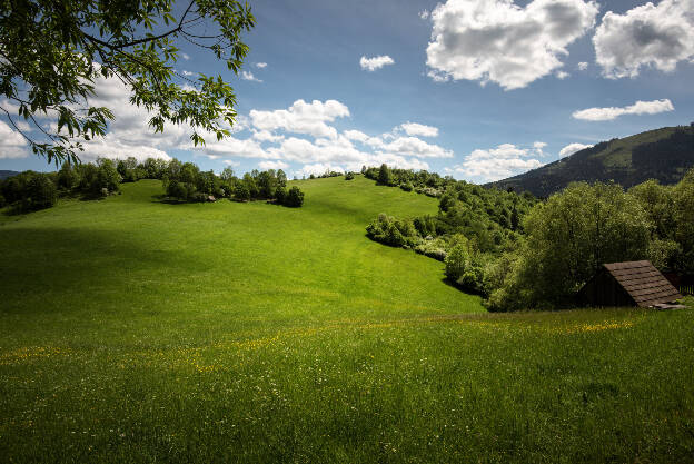 Landscape around Vlkolínec