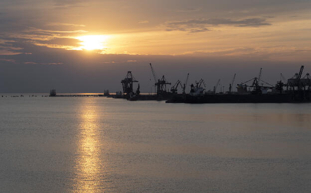 Taranto industrial harbour