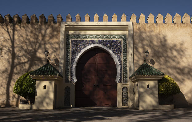 Side gate at Fes king's palace