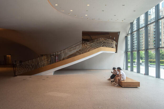 Taichung, Taiwan: National Taichung Theater, 57,685 m2, by JP architect Toyo Ito, opened in 2016