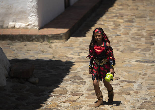 Guane: Halloween is a big thing in Colombia - all kids get dressed up for trick or treat