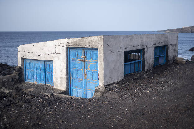 Shed on the southern tip of the island