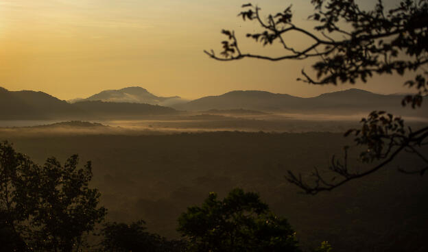 Sunrise from Lion's Rock at Sigiriya, Sri Lanka
