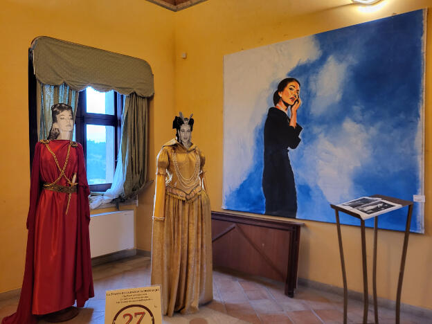 Exhibition of opera costumes inside the Castello di Santa Severina