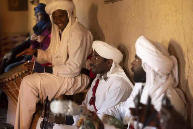 Berber band in Merzouga